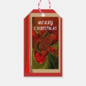 「クリスマスウィッシュ」ギフトラベルw/Twine ギフトタグ (正面)