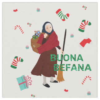 クリスマスウィッチブオナベファナ織物 ファブリック