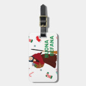 クリスマスウィッチブオナベファナ ラゲッジタグ (正面縦)