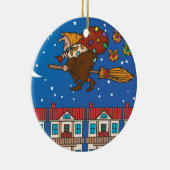 クリスマスウィッチベファナ セラミックオーナメント (右)