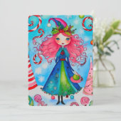 クリスマスウィッチ1 ホリデーカードデザイン 招待状 (スタンド正面)