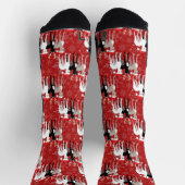 クリスマスウィペットまたはグレイハウンイタリアンズ ソックス (上部)
