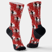 クリスマスウィペットまたはグレイハウンイタリアンズ ソックス (傾斜あり)