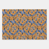 クリスマスウィリアムインスパイアモリスホリデー ラッピングペーパーシート (正面3)