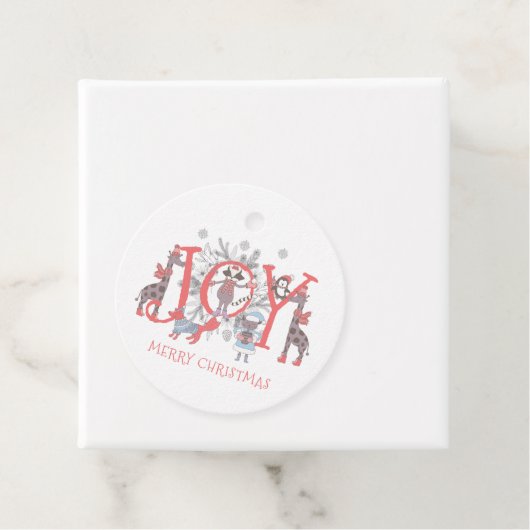 クリスマスウィンターアニマルズホリデー フェイバータグ (インサイチュ)