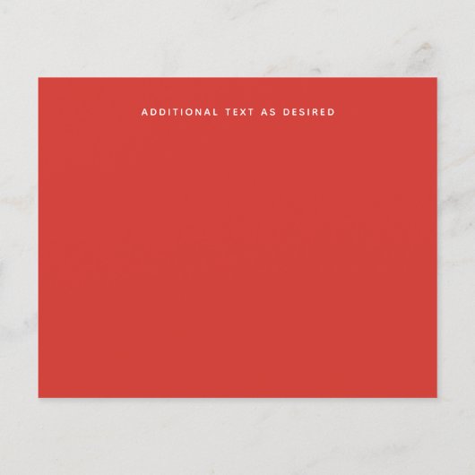 クリスマスウィンターアニマルズ個人年次レター (裏面)