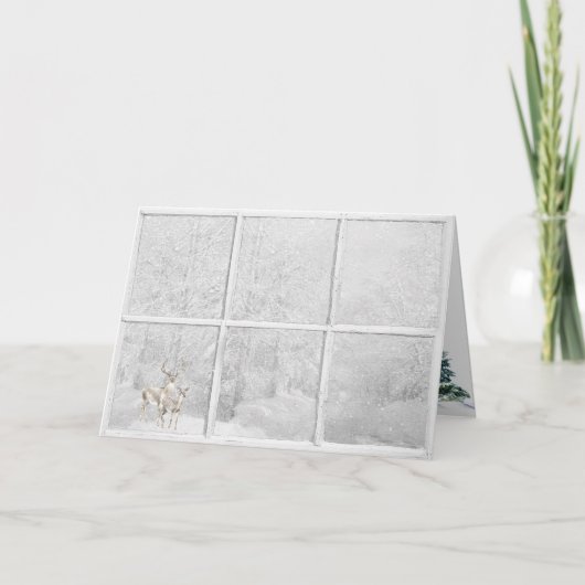 クリスマスウィンターウィンドウ カード (正面)