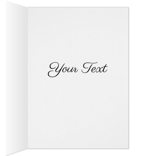 クリスマスウィンターウッズ水絵画色のカード (内側 (右))