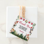 クリスマスウィンターウッドランド動物 フェイバータグ (インサイチュ)