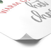 クリスマスウィンターオネダーランドホットチョコレート ポスター (角)