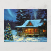 クリスマスウィンターキャビン シーズンポストカード (正面)