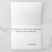 クリスマスウィンターグリーンマン カード (内部)