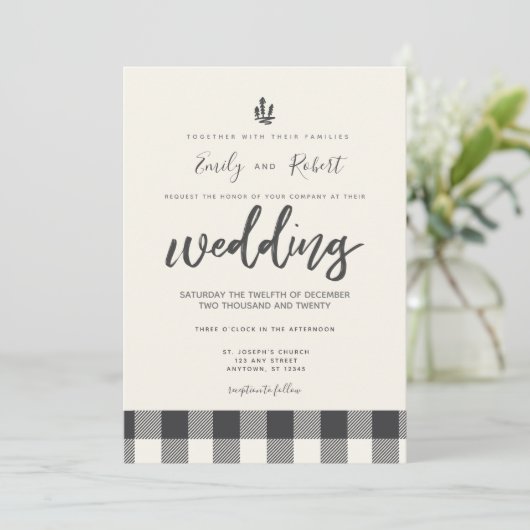 クリスマスウィンターグレーバッファロープレイ結婚ズ 招待状 (スタンド正面)