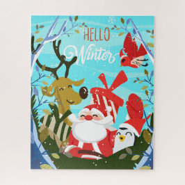 クリスマスウィンターサンタ&フレンズパズル ジグソーパズル