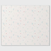 クリスマスウィンターシーズン滑らかなミニマリストの贈り物 ラッピングペーパー (フラット)