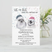 クリスマスウィンターシールペンギン性別が明らかになる 招待状 (スタンド正面)