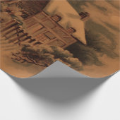 クリスマスウィンターシーン ラッピングペーパー (角)