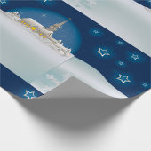 クリスマスウィンターシーン ラッピングペーパー