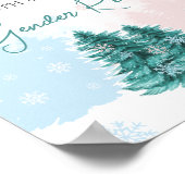 クリスマスウィンタージェンダーのパーティー ポスター (角)