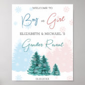 クリスマスウィンタージェンダーのパーティー ポスター (正面)