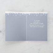 クリスマスウィンタースノーツリーズ(鳥)ショウジョウコウカンチョウゴドーター シーズンカード (内部)