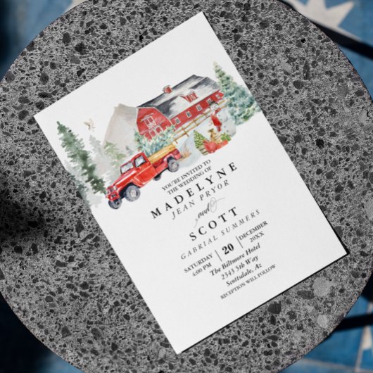 クリスマスウィンタースノーバーンドリーウェディングフライヤー チラシ