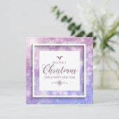 クリスマスウィンタースノーフレークエレガンス |休日 シーズンカード (スタンド正面)