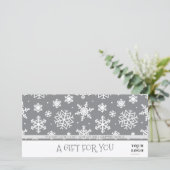 クリスマスウィンタースノーフレークカスタムマイビジネスロゴ (スタンド正面)