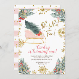 クリスマスウィンターズライオーwhatおもしろいファースト誕生日 招待状