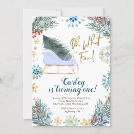 クリスマスウィンターズレーOh Whatおもしろいボーイ 招待状