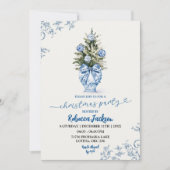 クリスマスウィンターチャイノアイセリーホリデーパーティー 招待状 (正面)