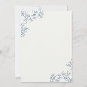 クリスマスウィンターチャイノアイセリーホリデーパーティー 招待状 (裏面)