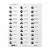 クリスマスウィンターツリー ラベル (フルシート)