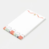 クリスマスウィンターハウスホリデーベルズパステル ポストイット (アングル)