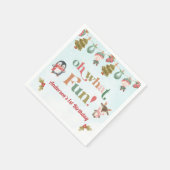 クリスマスウィンターバースデーパーティー スタンダードカクテルナプキン (角)