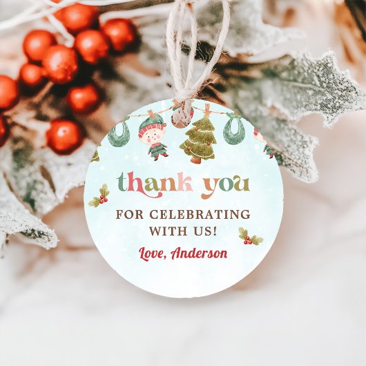 クリスマスウィンターバースデーパーティー フェイバータグ