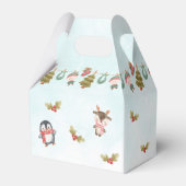 クリスマスウィンターバースデーパーティー フェイバーボックス (裏面サイド)