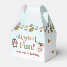 クリスマスウィンターバースデーパーティー フェイバーボックス