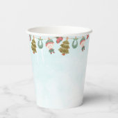 クリスマスウィンターバースデーパーティー 紙コップ (裏面)