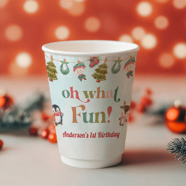 クリスマスウィンターバースデーパーティー 紙コップ