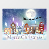 クリスマスウィンタービレッジ  ウィンドウサイン (シート)