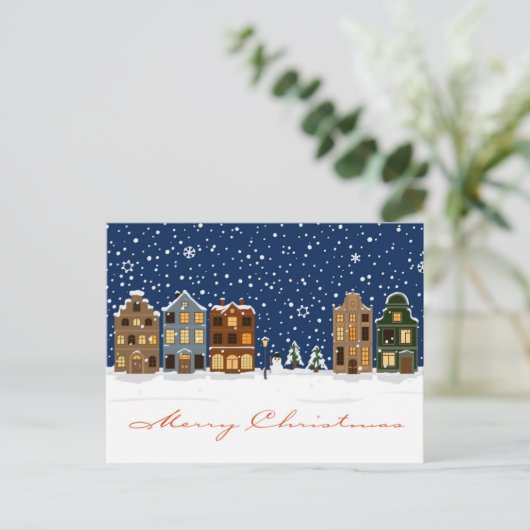 クリスマスウィンタービレッジ シーズンポストカード (スタンド正面)