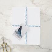 クリスマスウィンターフォレストウルフ ギフトタグ (より糸付き)