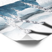 クリスマスウィンターフォレストディアポスター フォトプリント            (角)