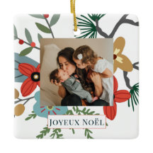 クリスマスウィンターフラワーズJoyeux Noelホリデーフォト