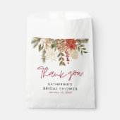 クリスマスウィンターブライダルシャワー フェイバーバッグ (正面)