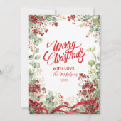 クリスマスウィンターベリーリース シーズンカード (正面)