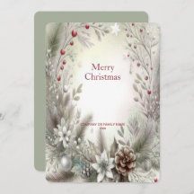 クリスマスウィンターホリデーカード