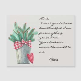 クリスマスウィンターホリデージェネリック磁気カード