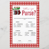 クリスマスウィンターホリデー財布ブライダルシャワーゲーム (正面)